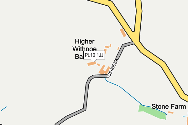 PL10 1JJ map - OS OpenMap – Local (Ordnance Survey)