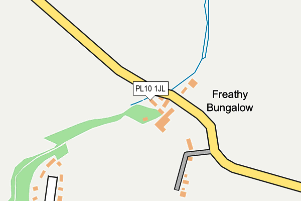 PL10 1JL map - OS OpenMap – Local (Ordnance Survey)