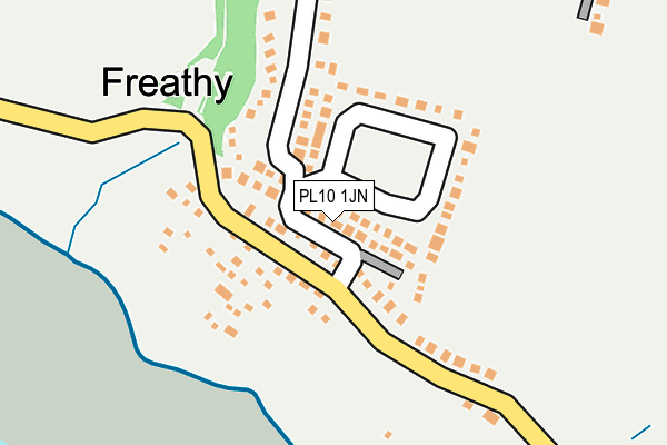 PL10 1JN map - OS OpenMap – Local (Ordnance Survey)