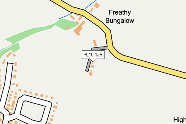 PL10 1JR map - OS OpenMap – Local (Ordnance Survey)