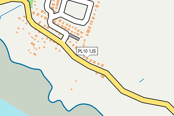 PL10 1JS map - OS OpenMap – Local (Ordnance Survey)