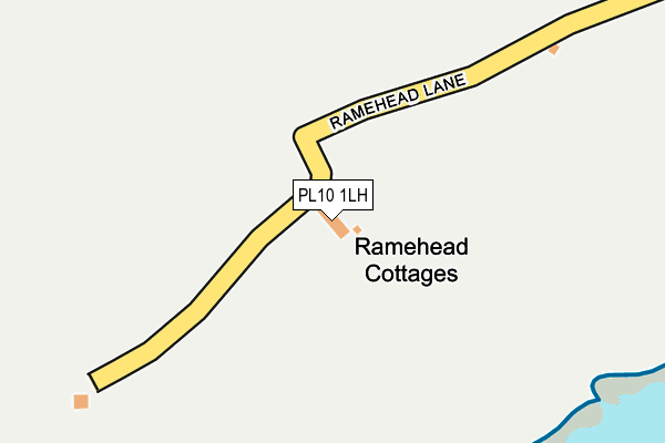 PL10 1LH map - OS OpenMap – Local (Ordnance Survey)