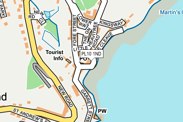 PL10 1ND map - OS OpenMap – Local (Ordnance Survey)