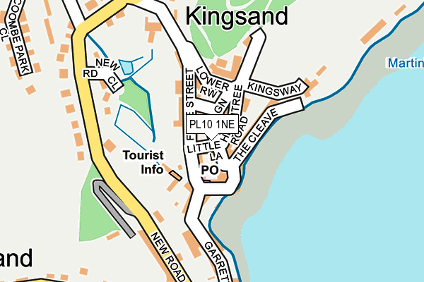 PL10 1NE map - OS OpenMap – Local (Ordnance Survey)