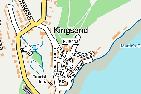 PL10 1NJ map - OS OpenMap – Local (Ordnance Survey)