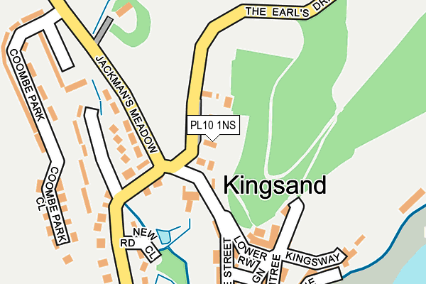 PL10 1NS map - OS OpenMap – Local (Ordnance Survey)