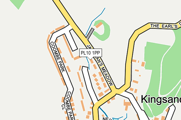 PL10 1PP map - OS OpenMap – Local (Ordnance Survey)