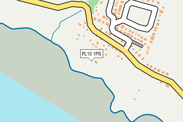 PL10 1PS map - OS OpenMap – Local (Ordnance Survey)