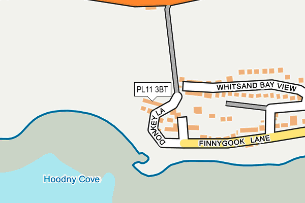 PL11 3BT map - OS OpenMap – Local (Ordnance Survey)