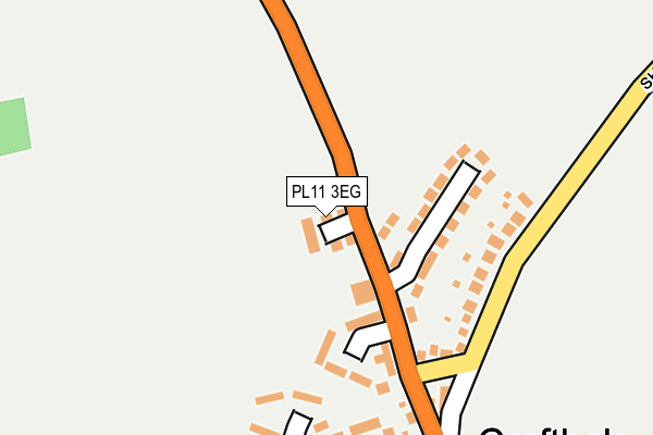 PL11 3EG map - OS OpenMap – Local (Ordnance Survey)