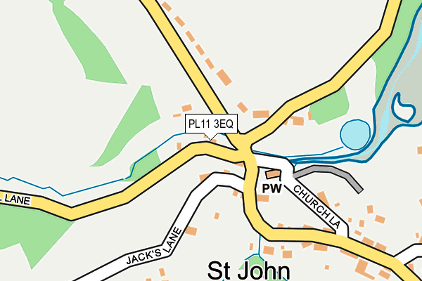 PL11 3EQ map - OS OpenMap – Local (Ordnance Survey)