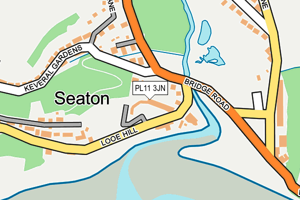 Map of DOWNDERRY AND SEATON HOLIDAY LETS LTD at local scale