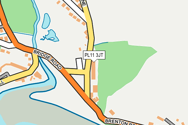 PL11 3JT map - OS OpenMap – Local (Ordnance Survey)