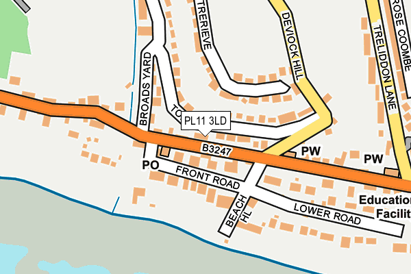 PL11 3LD map - OS OpenMap – Local (Ordnance Survey)