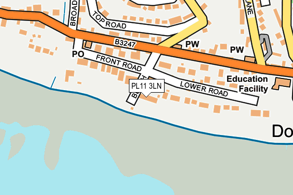 PL11 3LN map - OS OpenMap – Local (Ordnance Survey)