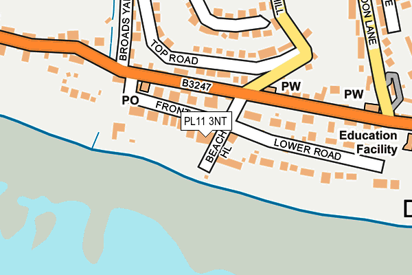 PL11 3NT map - OS OpenMap – Local (Ordnance Survey)