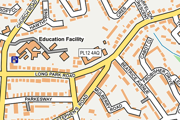 PL12 4AQ map - OS OpenMap – Local (Ordnance Survey)