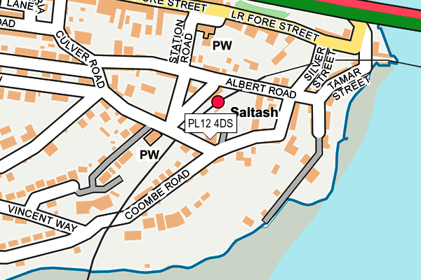 PL12 4DS map - OS OpenMap – Local (Ordnance Survey)