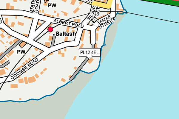 PL12 4EL map - OS OpenMap – Local (Ordnance Survey)