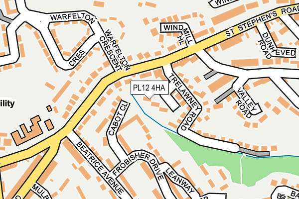 PL12 4HA map - OS OpenMap – Local (Ordnance Survey)