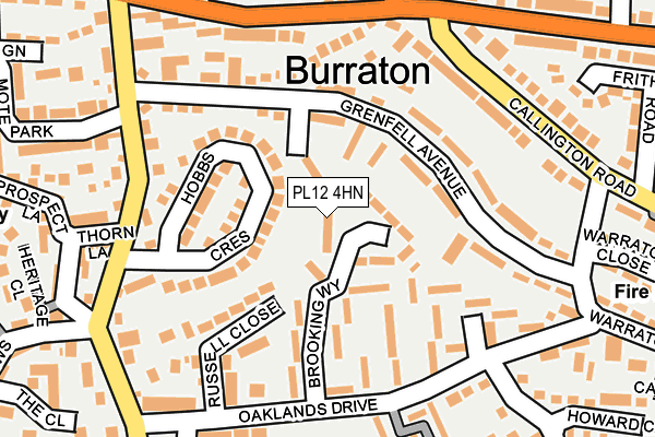 PL12 4HN map - OS OpenMap – Local (Ordnance Survey)