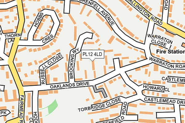 PL12 4LD map - OS OpenMap – Local (Ordnance Survey)