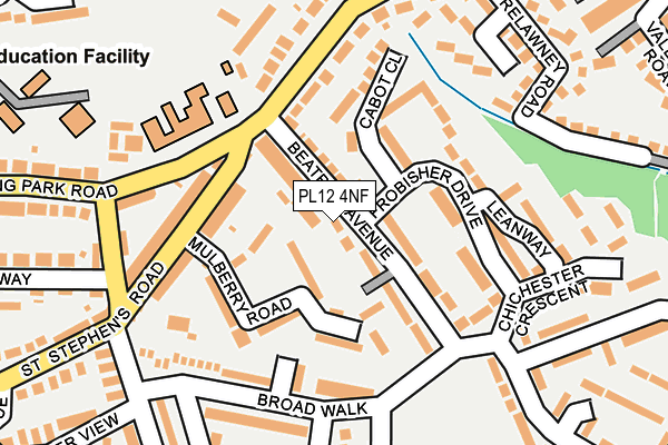 PL12 4NF map - OS OpenMap – Local (Ordnance Survey)