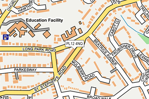 PL12 4NQ map - OS OpenMap – Local (Ordnance Survey)