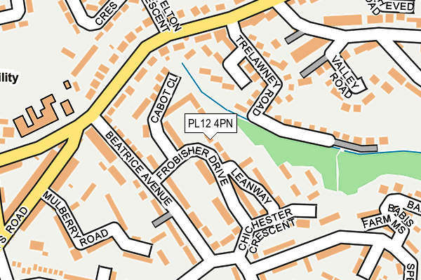PL12 4PN map - OS OpenMap – Local (Ordnance Survey)