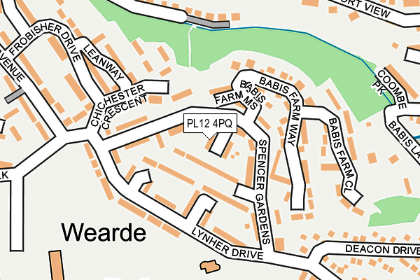 PL12 4PQ map - OS OpenMap – Local (Ordnance Survey)