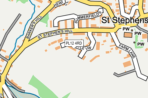 PL12 4RD map - OS OpenMap – Local (Ordnance Survey)