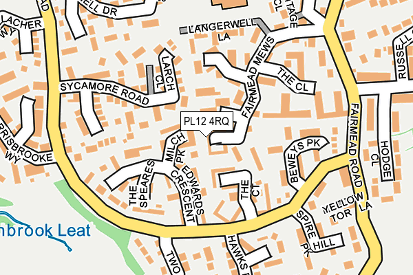 PL12 4RQ map - OS OpenMap – Local (Ordnance Survey)