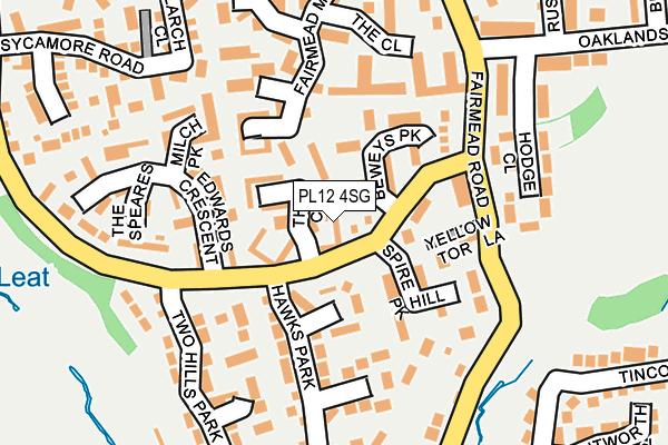 PL12 4SG map - OS OpenMap – Local (Ordnance Survey)