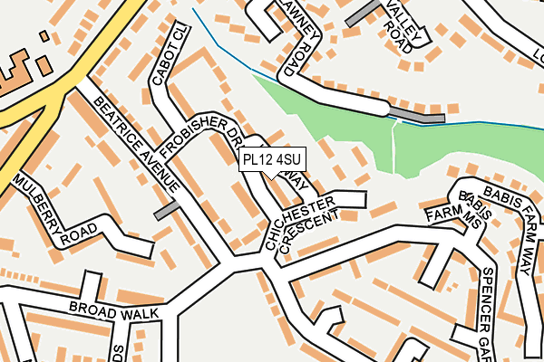 PL12 4SU map - OS OpenMap – Local (Ordnance Survey)