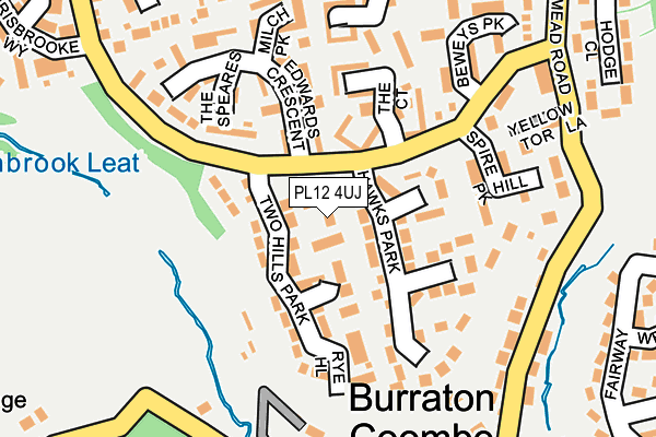 PL12 4UJ map - OS OpenMap – Local (Ordnance Survey)