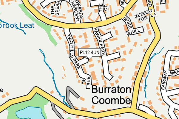 PL12 4UN map - OS OpenMap – Local (Ordnance Survey)