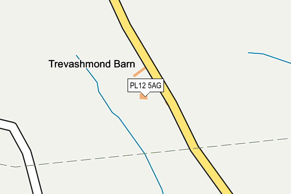 PL12 5AG map - OS OpenMap – Local (Ordnance Survey)