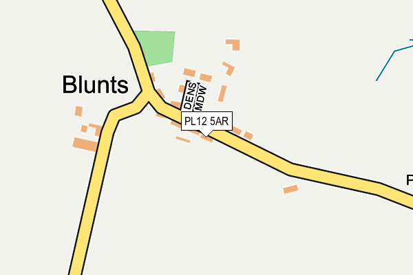 PL12 5AR map - OS OpenMap – Local (Ordnance Survey)