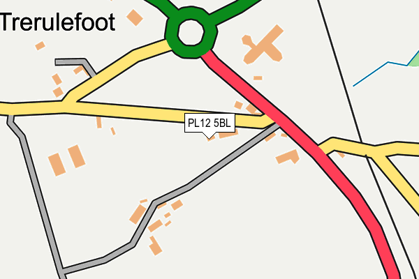 PL12 5BL map - OS OpenMap – Local (Ordnance Survey)