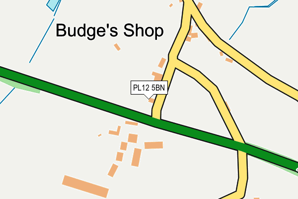 PL12 5BN map - OS OpenMap – Local (Ordnance Survey)