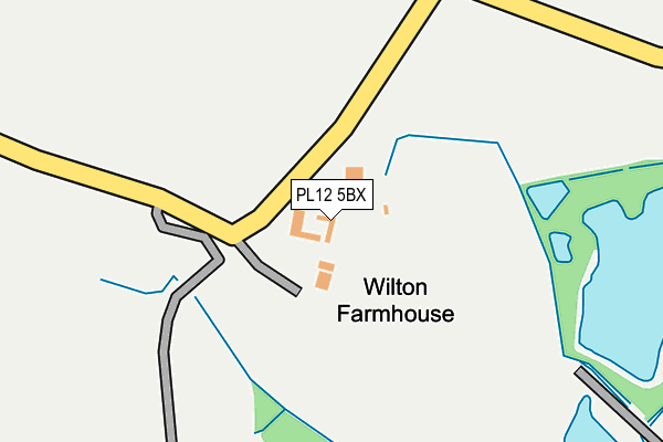 PL12 5BX map - OS OpenMap – Local (Ordnance Survey)