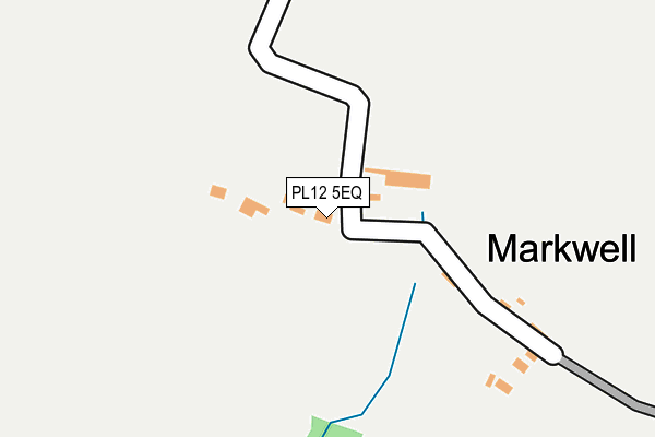 PL12 5EQ map - OS OpenMap – Local (Ordnance Survey)
