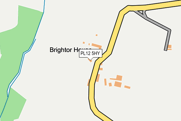 PL12 5HY map - OS OpenMap – Local (Ordnance Survey)
