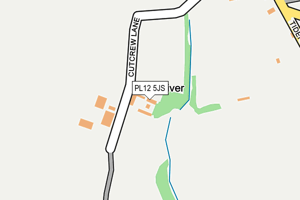 PL12 5JS map - OS OpenMap – Local (Ordnance Survey)