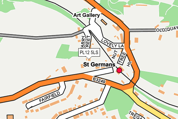 PL12 5LS map - OS OpenMap – Local (Ordnance Survey)