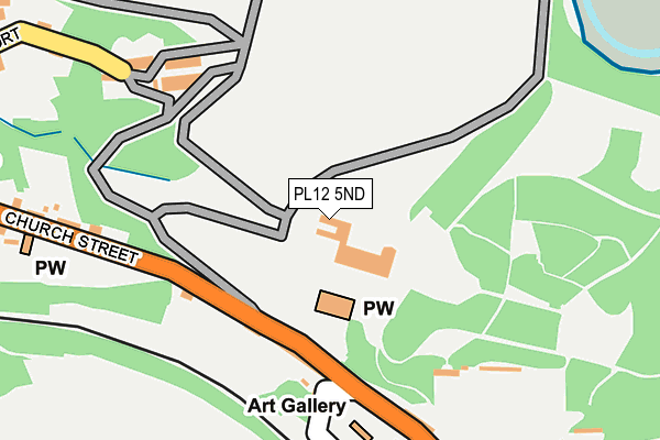 PL12 5ND map - OS OpenMap – Local (Ordnance Survey)