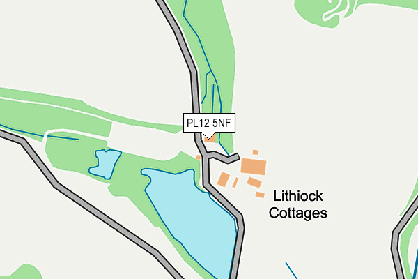 PL12 5NF map - OS OpenMap – Local (Ordnance Survey)