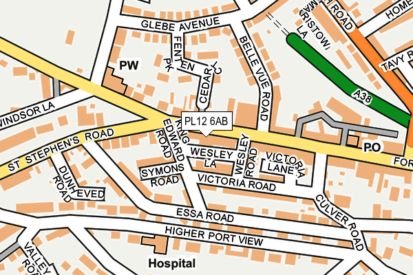 Map of WHOLE BODY OSTEOPATHY LTD at local scale