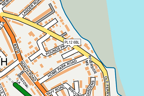 Map of RICHARD JAMES DEVELOPMENTS LIMITED at local scale