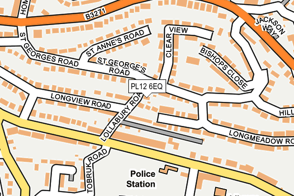 PL12 6EQ map - OS OpenMap – Local (Ordnance Survey)